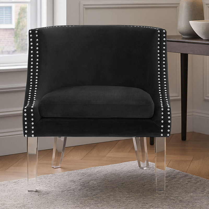 Sabrina Upholstered Armchair, Blue