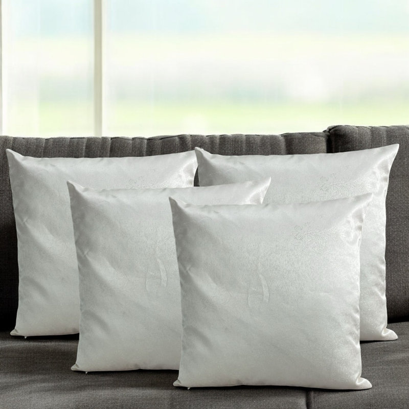 Breina Cream Square Cushion Cover