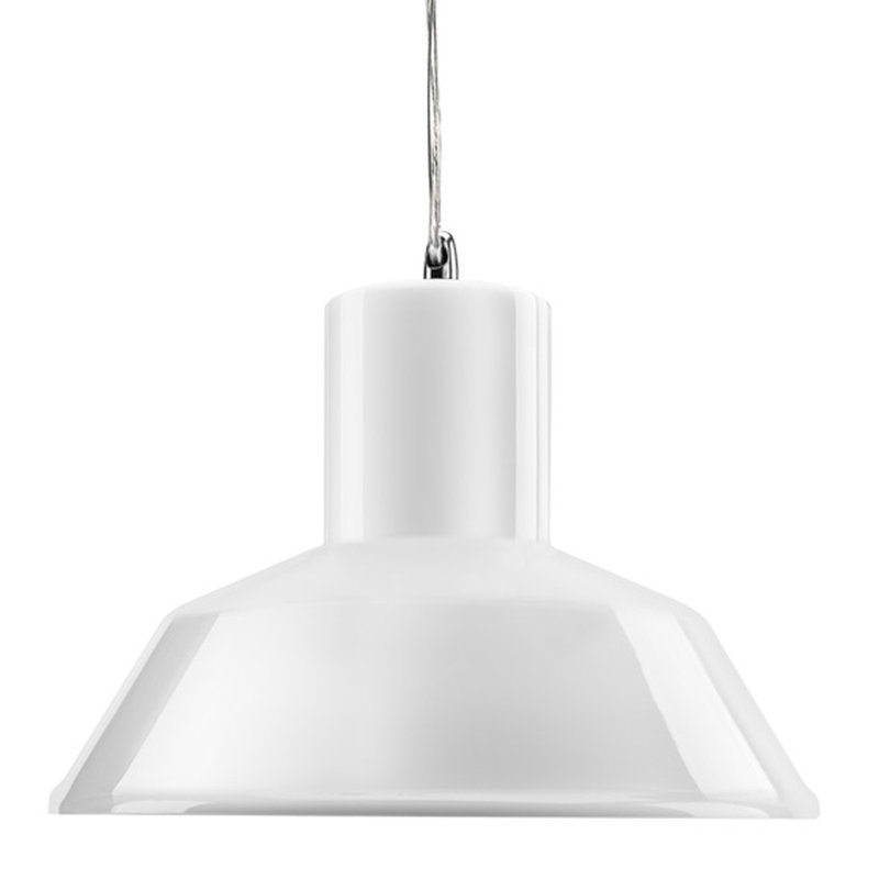 Bocanegra 1 - Light White Dome Pendant, Gloss White