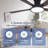 Wrought Studio™ 52'' DC Motor Ceiling Fan with LED Light and Remote Control