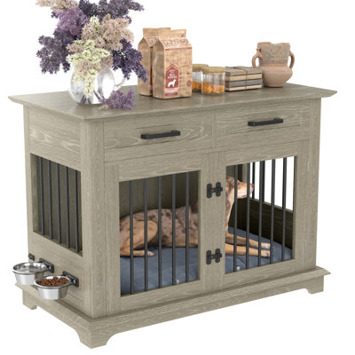 44.48" Large Dog Crate Furniture