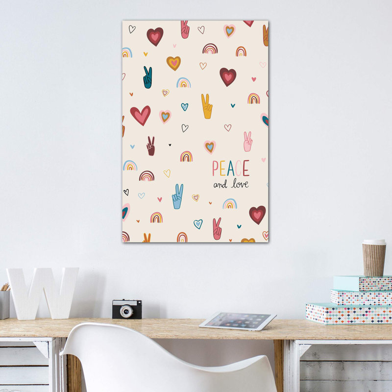 Art vi vibes, Toile tendue, H 48 po x l 32 po x P 1,5 po