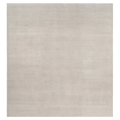 Textural Hand Knotted Silk Area Rug