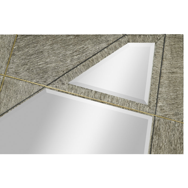Geometric Flat Wall Mirror