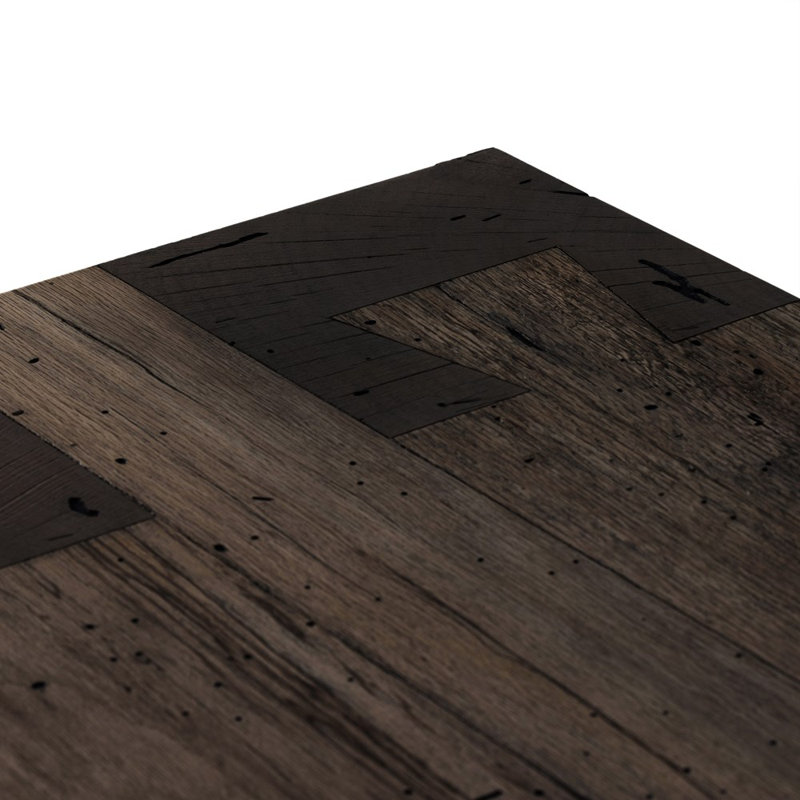 Abaso 94.5'' W Sideboard, Ebony Rustic Wormwood Oak