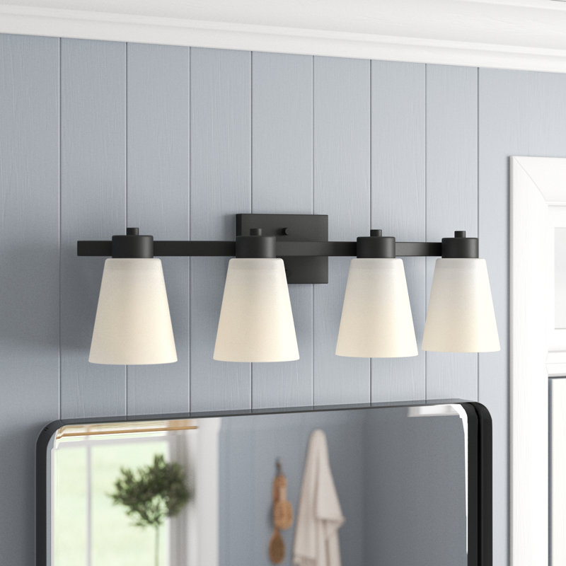 Éclairage pour meuble-lavabo Fairendale, Gelé, Nickel