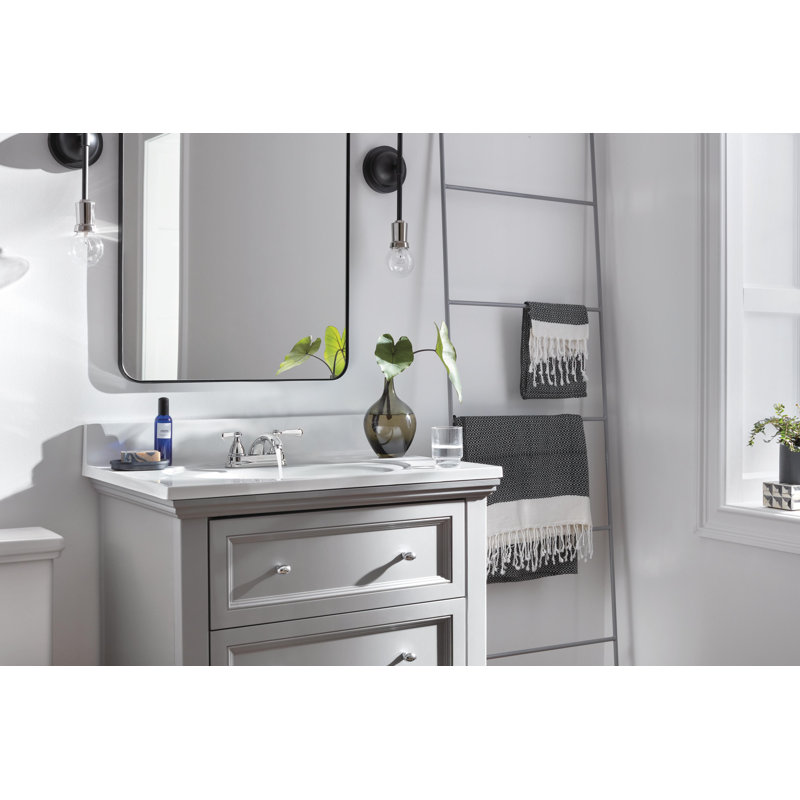 Elmhurst 2-handle Bathroom Faucet with Drain Assembly, Chrome