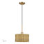 Luminaire suspendu feuille d'or antique 1 lumière Weavington-121436189
