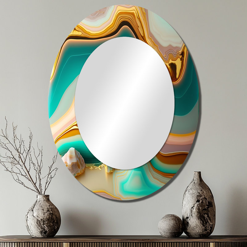 Miroir mural liquide Modern, 40 po x 30 po