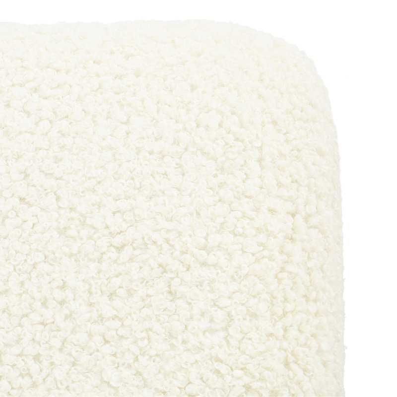 Repose-pieds confortable, blanc