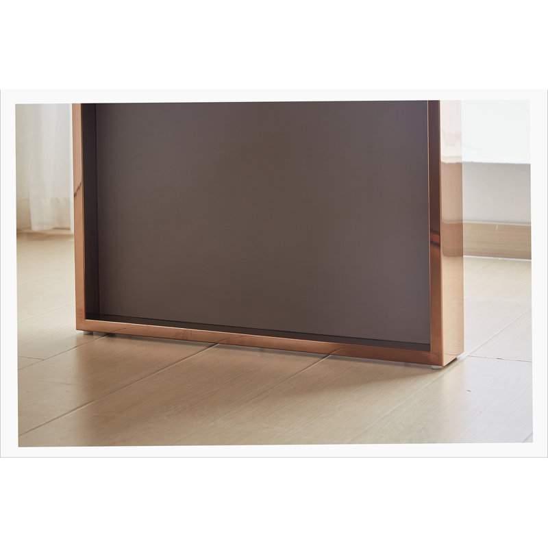 1 Piece Rectangular Dining Table without Chair, Brown/Gray