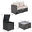 4 - Person Patio Conversation Set with Cushions