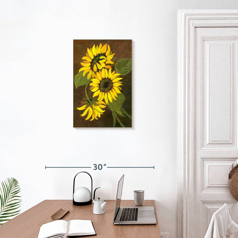 Harnek Rustic Sunflowers, 24" H x 16" W
