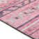 Tapis rose / gris / blanc Ance