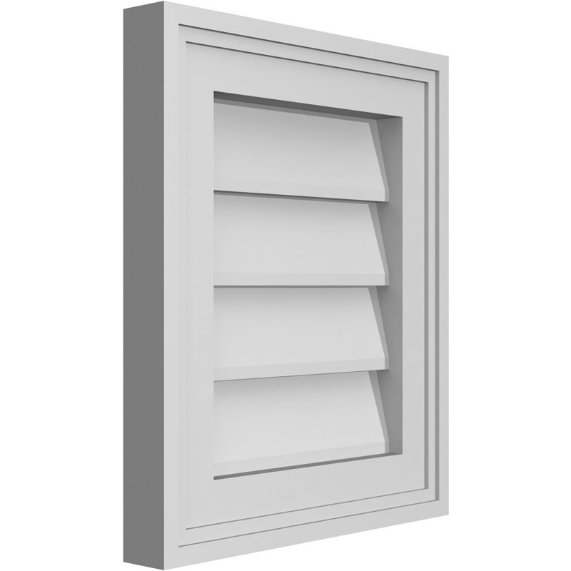 Cadre en brique, brun clair apprêté, H 14 po x l 12 po x P 1,5 po