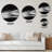 Glittering Silver Pattern - Modern wall clock-34140937