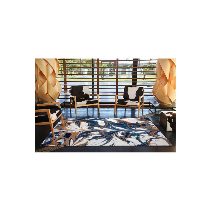 Tapis lavable Leafy, Tapis de couloir 3 pi 3 po x 6 pi 7 po inclus