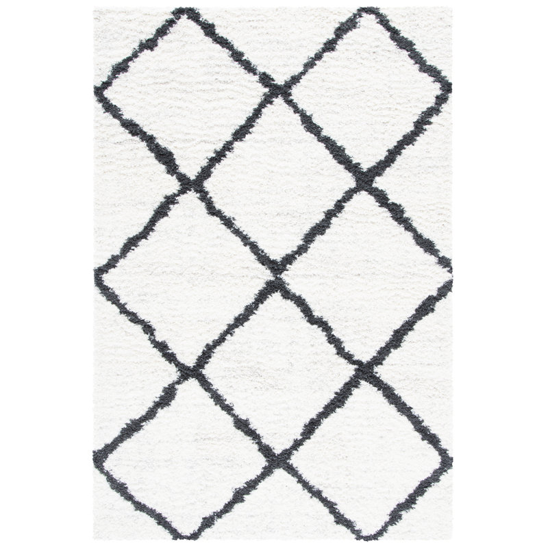 Tapis à performance géométrique Powe, Rectangle 8 pi x 10 pi