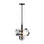 Luminaire suspendu 5 lumières Risto - noir