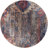 Machine Washable Southwestern Blue/Red Area Rug-1536346719