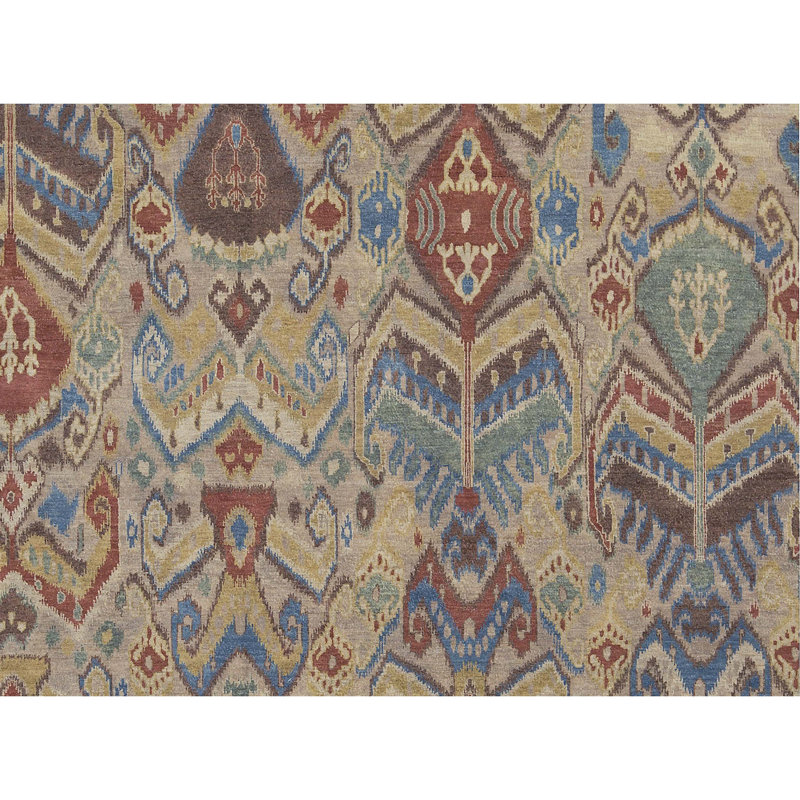 Hand-Knotted High-Quality Brown Area Rug