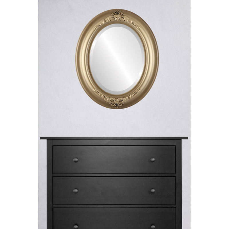 Wokingham Wood Wall Mirror, 17" x 21", Desert Gold