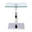 Elvia Glass Top Abstract End Table-37081561