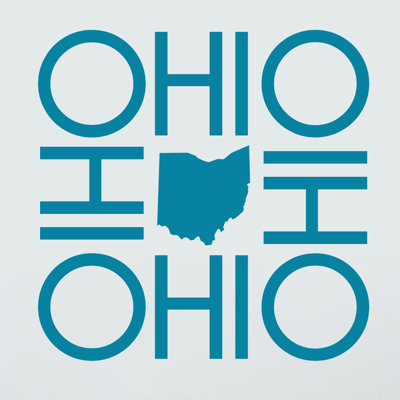 Décalcomanie murale ohio