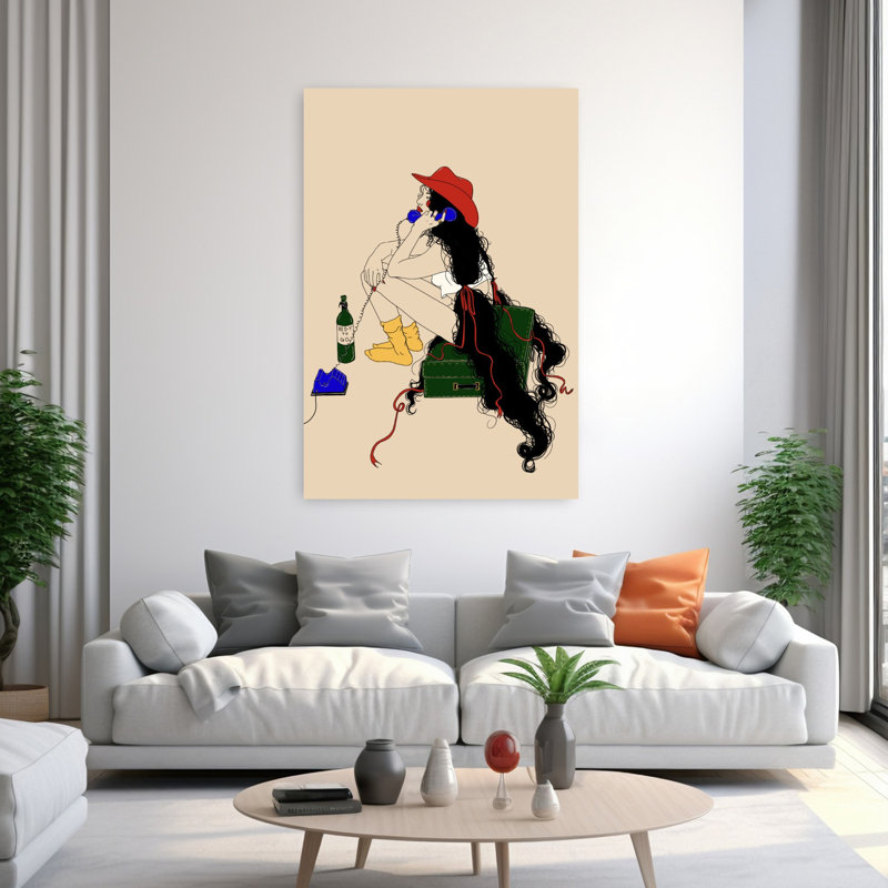 Contemporary Art Contemporary Wall Art 1 Piece Wrapped Canvas Wall Art, 152.4 cm H x 101.6 cm W