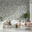 Papier peint organique abstrait gris-2072154673-2072154687