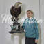 Bronze Large Eagle Table Top Sculpture