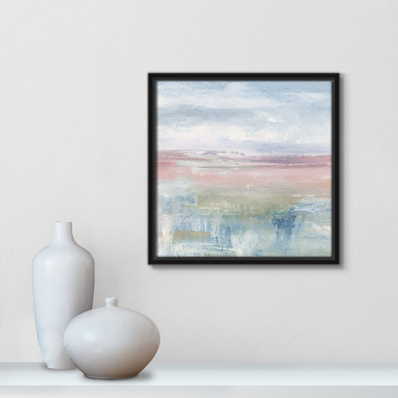 Back Shandelee II by Susan Jill, 13.5" H x 13.5" W x 2" D, Black Framed