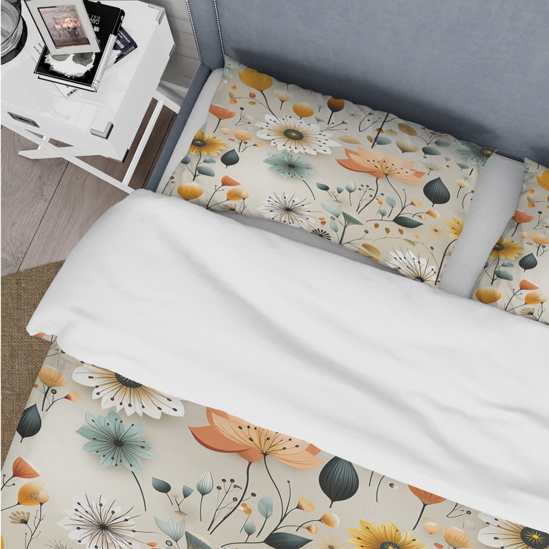 Ensemble de housse de couette Mid-Century Marlaysia Scandinavian Bliss - microfibre polyester