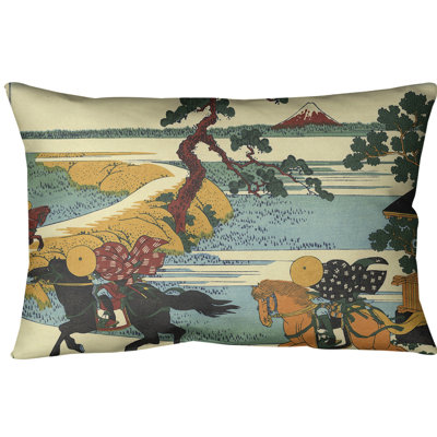 Katsushika Hokusai Reversible Pillow Cover