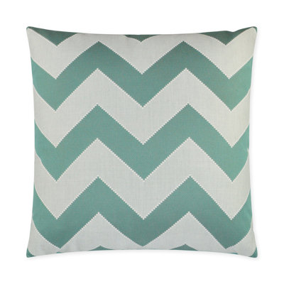 Gable Chevron Outdoor Reversible Throw Pillow