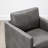Benten Upholstered Swivel Armchair-256370357