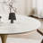 Modern simple family round dining table sets