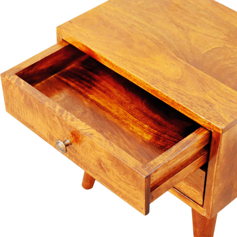 Table de chevet multifonctionnelle avec tiroir de rangement et plateau de table