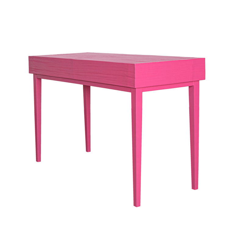 Andros Writing Desk, Hot Pink