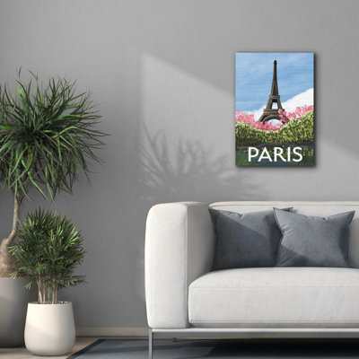 «Take Me To Paris 2» par Omar Escalante, art mural sur toile