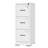 3 Drawer Metal Vertical File Cabinet With Lock And Card Slot Office Home Vertical File Cabinet For A4 Legal/Letter Size Narrow File Cabinet Locked,Assembly Required-1741442067