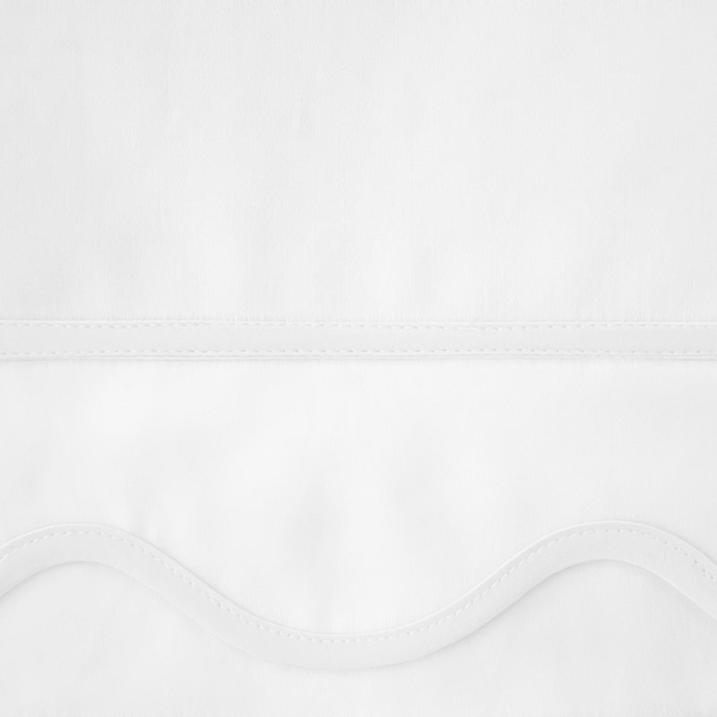 Amalfi Sateen Sheet Set, King Sheet Set, White/White