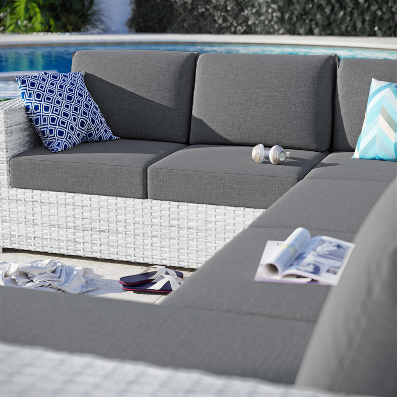 Ensemble modulaire d'extérieur 5 pièces Convene, Gris anthracite