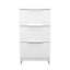 Fully Assembled Alianys 3 Drawer Bedside Table-300950112