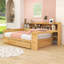 Lit de jour avec lit gigogne simple, tablettes, bureau et lattes-1180903851-1180903854