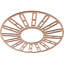 Médaillon de plafond en bois Hale-63412177-63412181