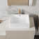 Dublin 510mm x 310mm White Rectangular Countertop Basin Bathroom Sink with Overflow