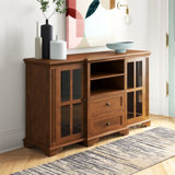 Aillie TV Stand for TVs up to 65" With 2 Drawers And Cable Management