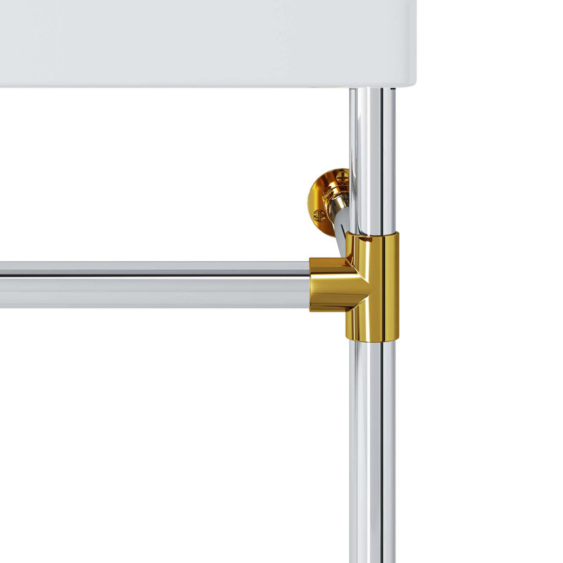 Modway Redeem 32" Acrylic Wall-Mount Bathroom Vanity, Silver