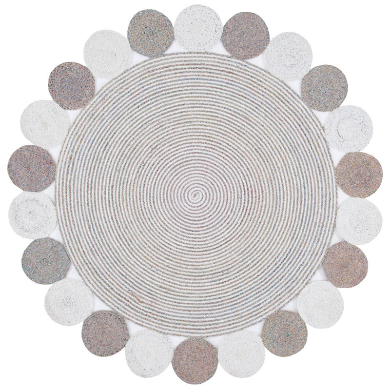 Duarte Hand Woven Performance Rug, Round 3'